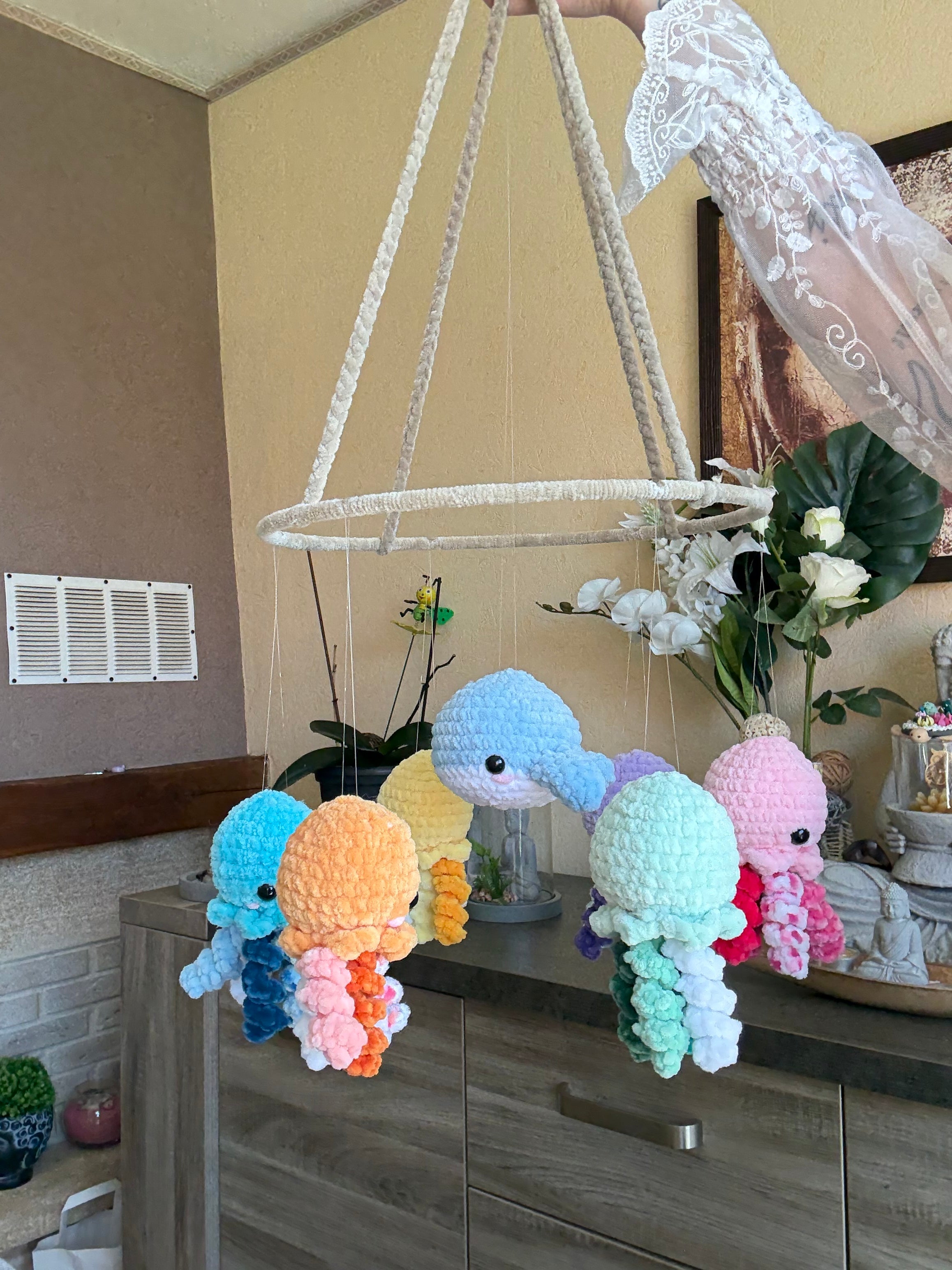 Décoration Poulpes Baleine