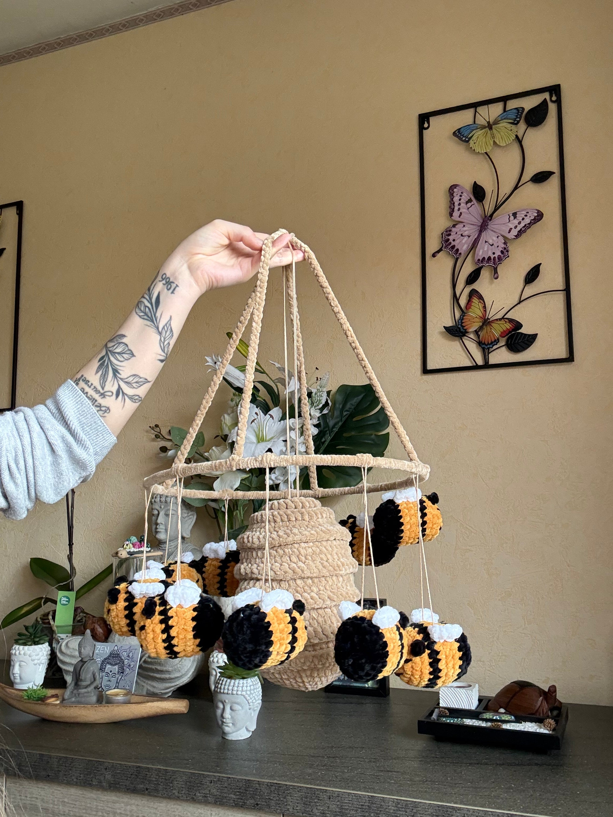 Décoration 10 Abeilles et Ruche