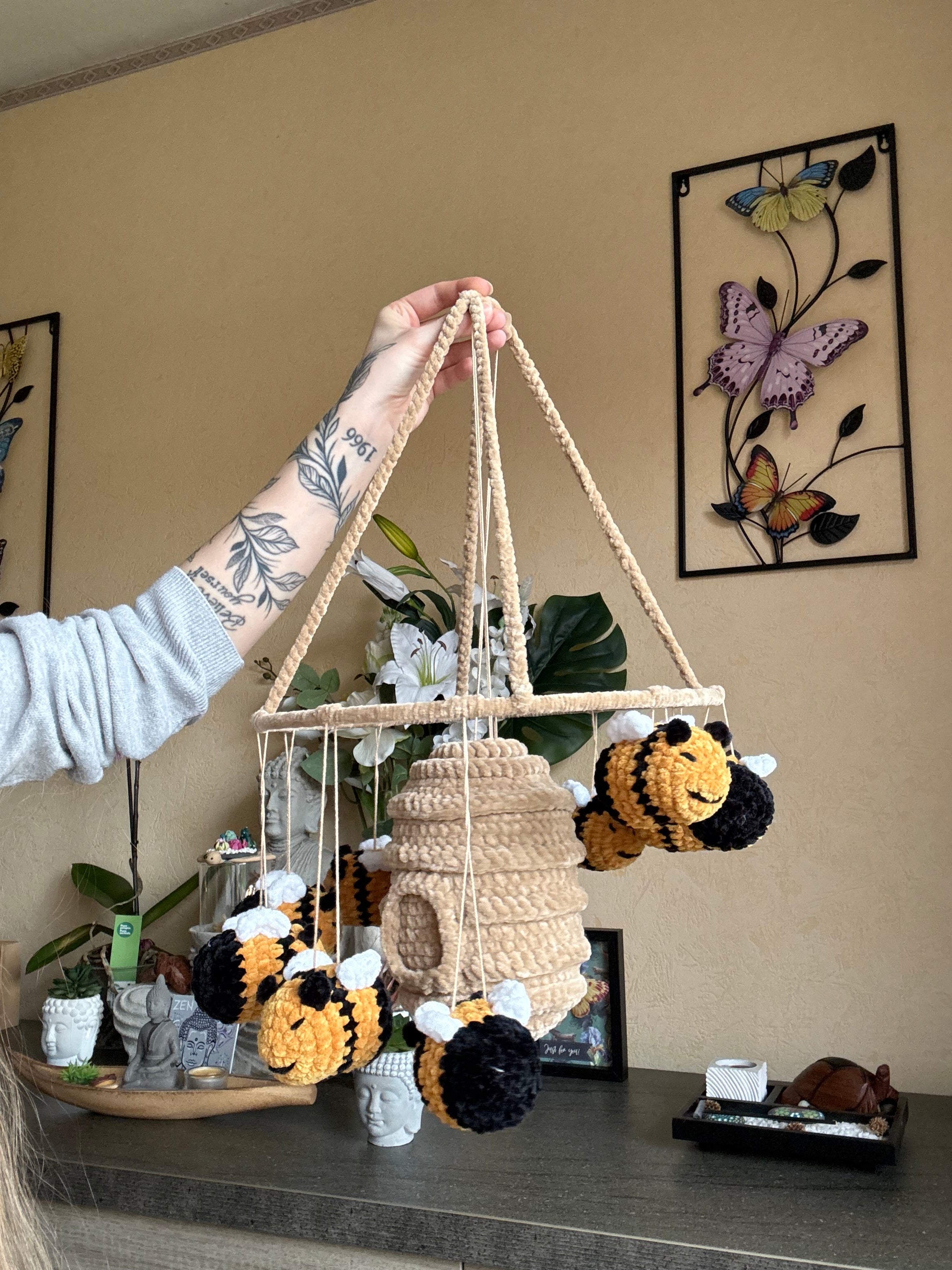 Décoration 10 Abeilles et Ruche