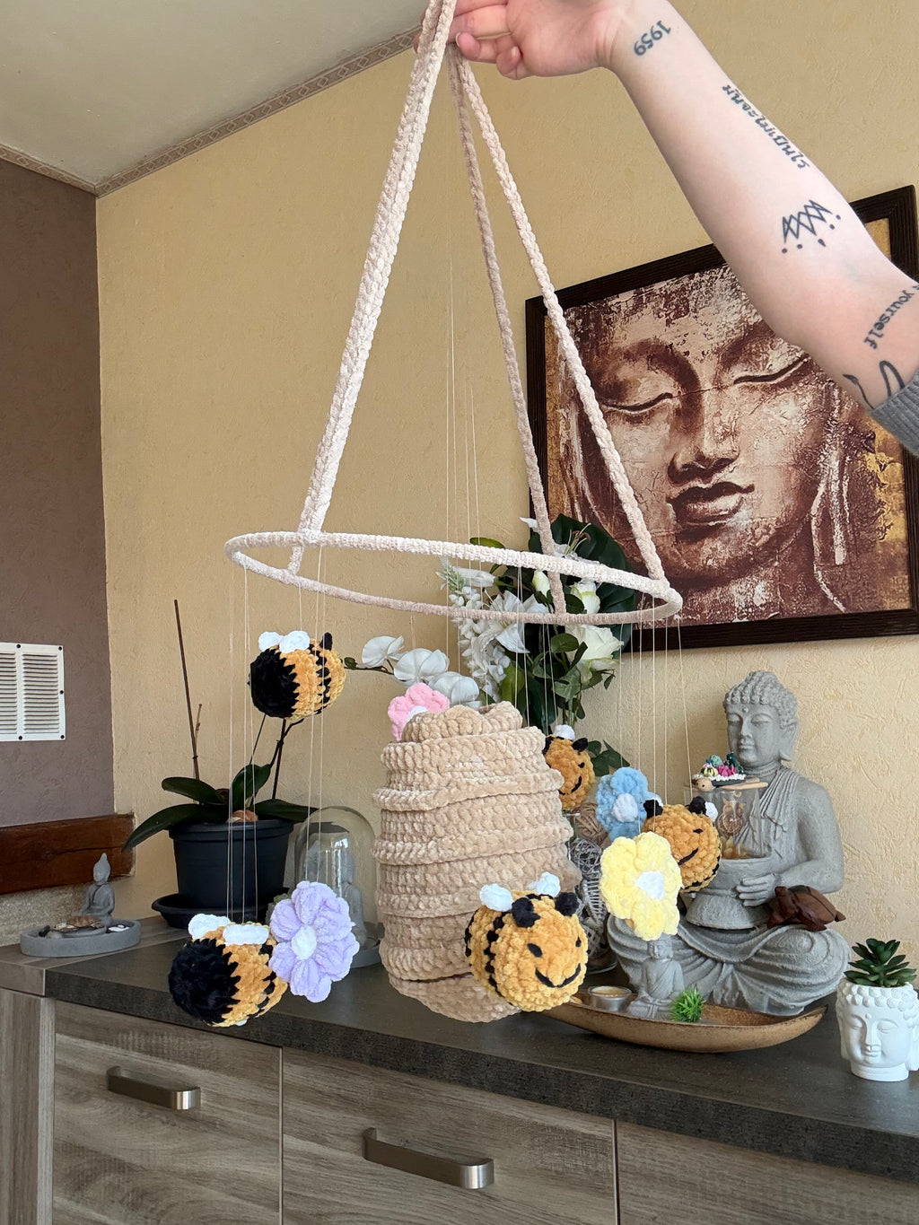 Décoration Abeille et Fleurs