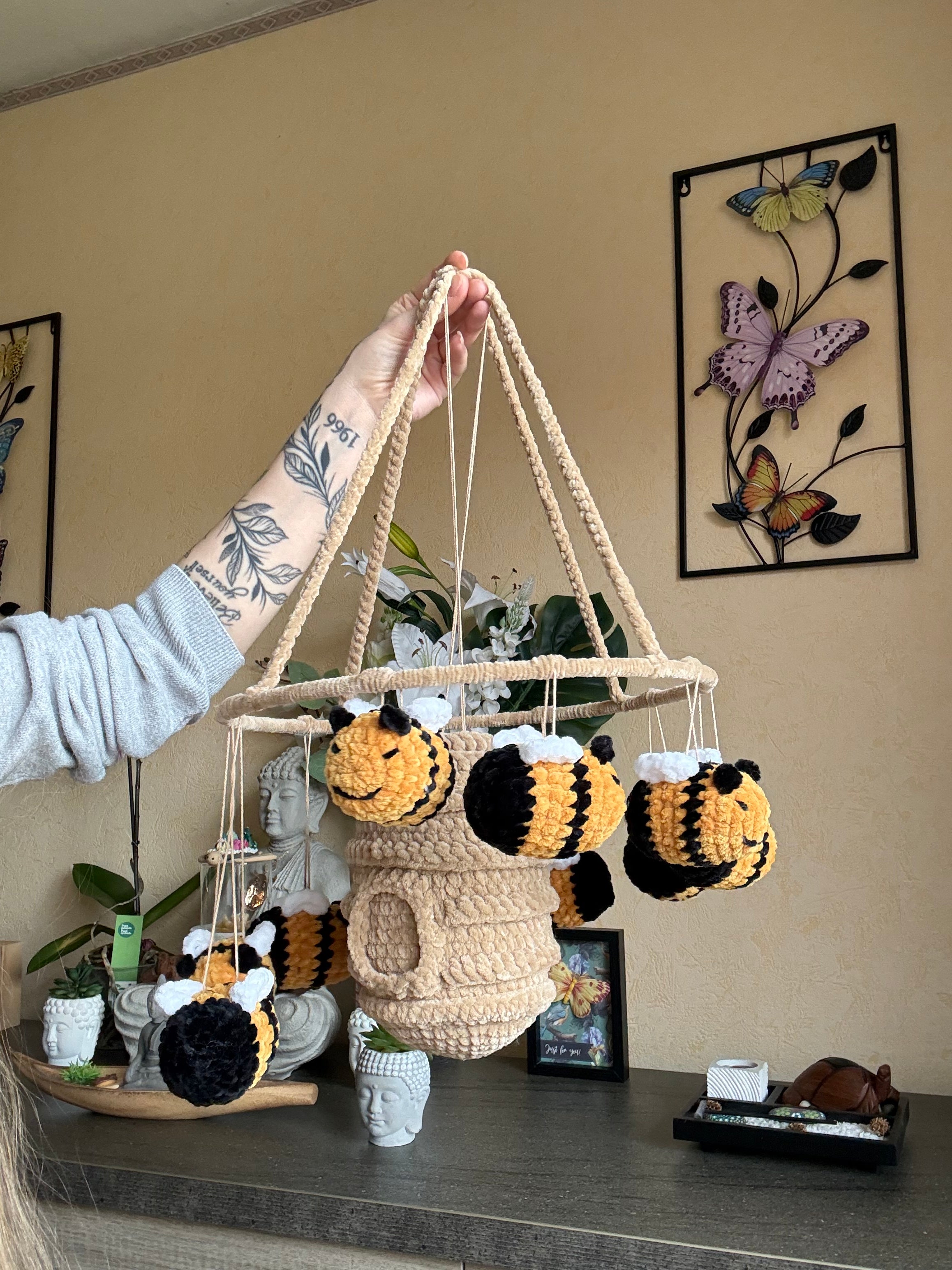Décoration 10 Abeilles et Ruche