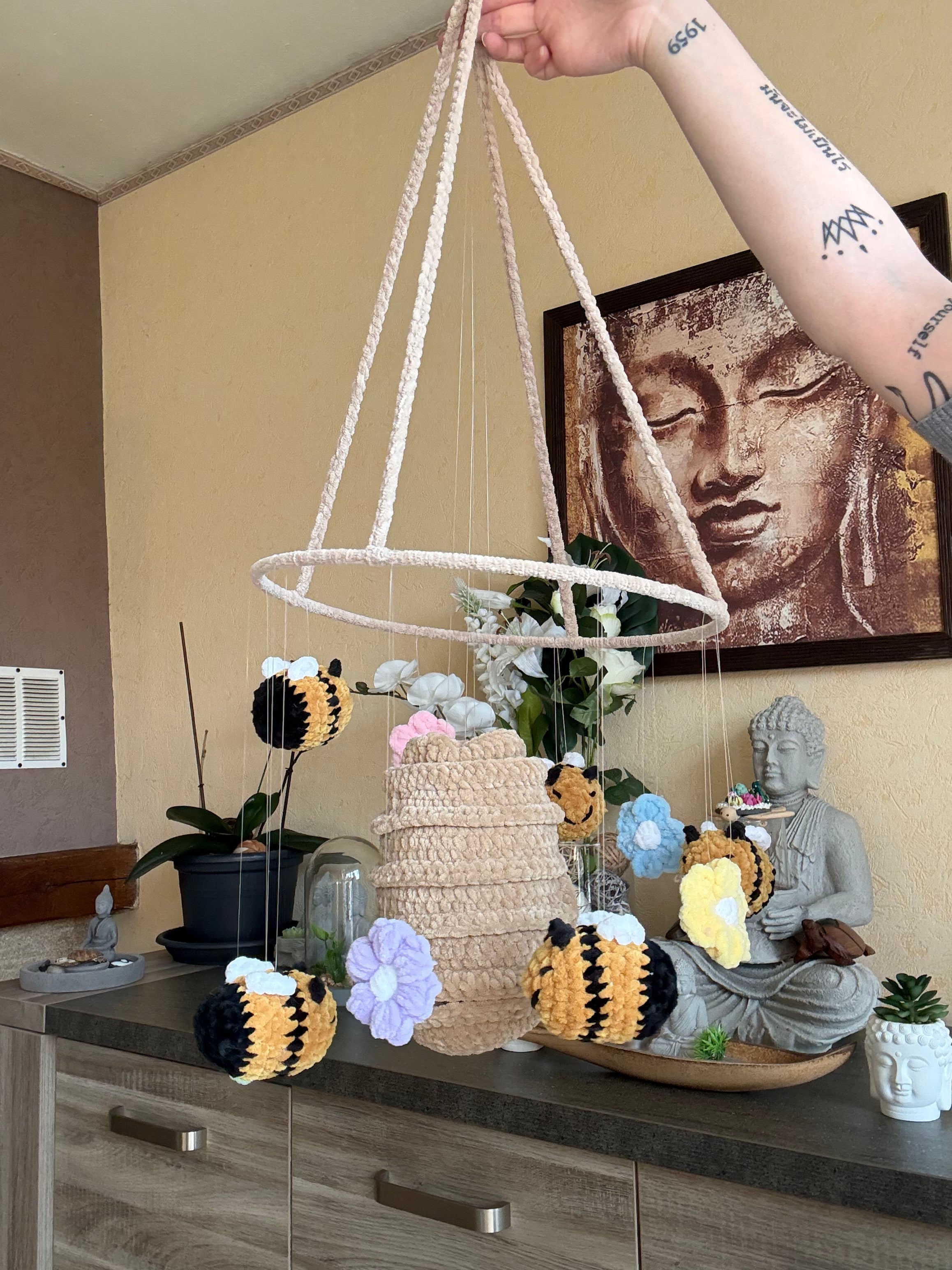 Décoration Abeille et Fleurs