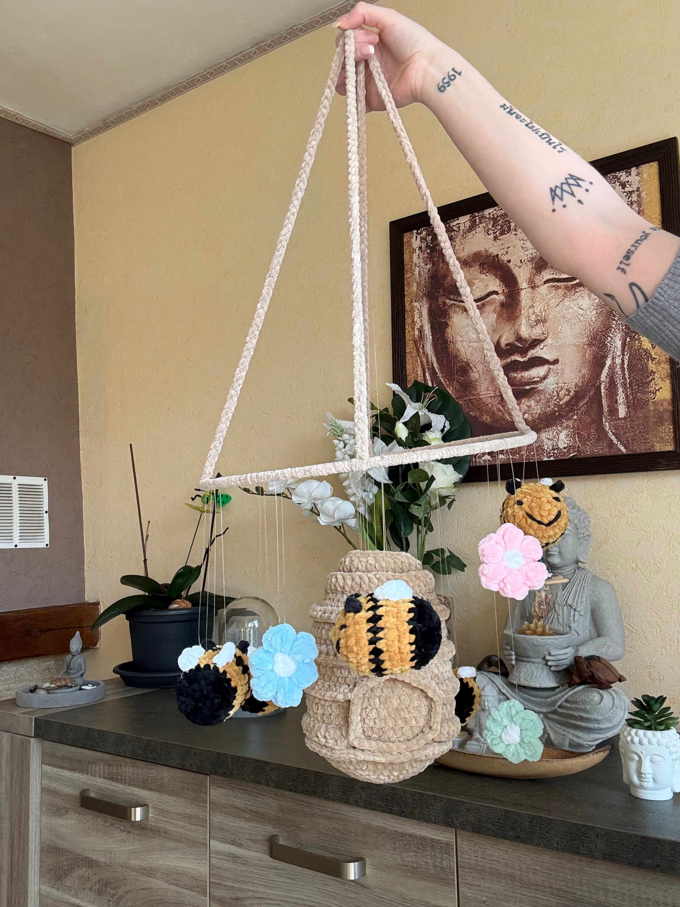 Décoration Abeille et Fleurs