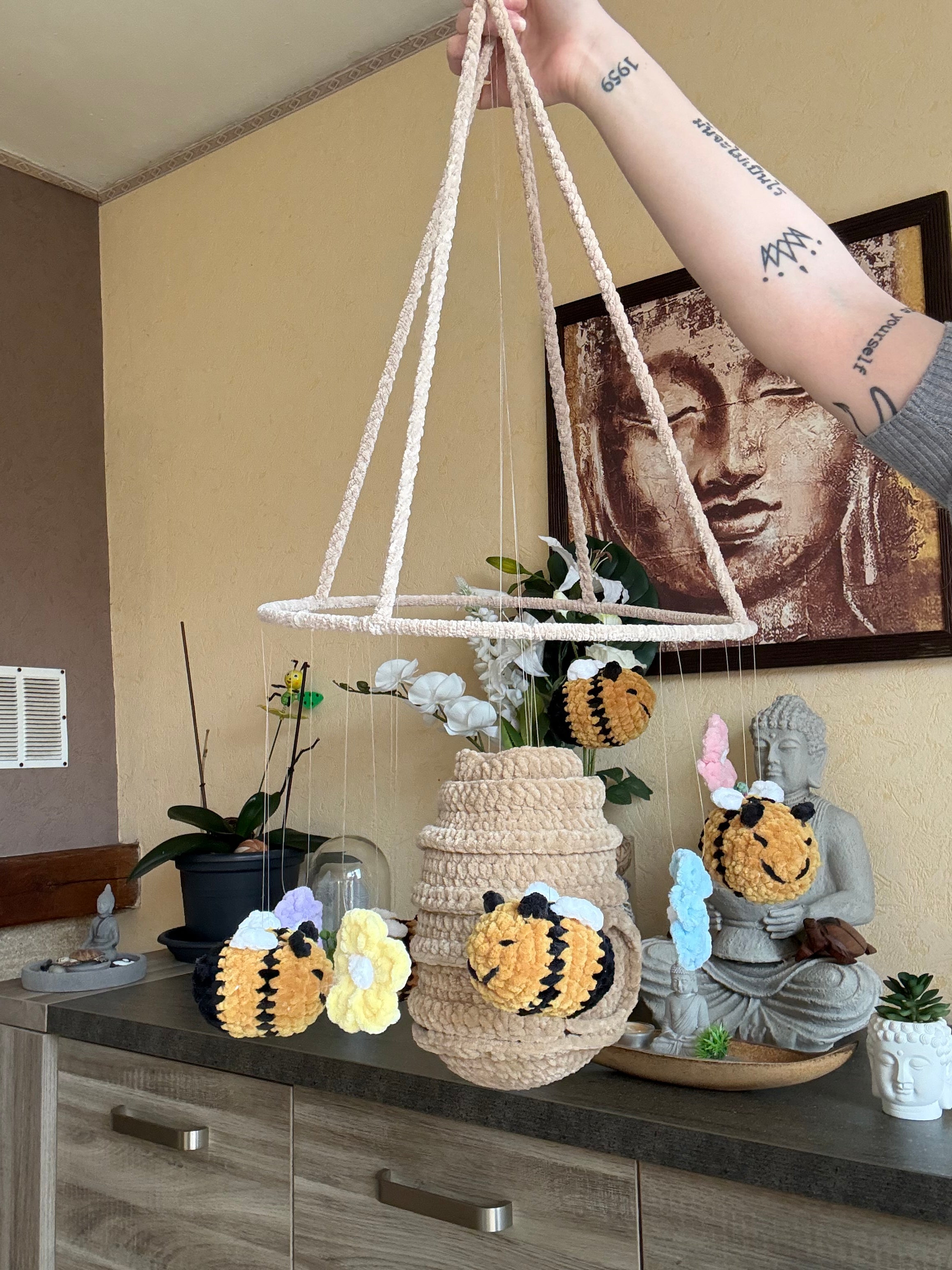 Décoration Abeille et Fleurs