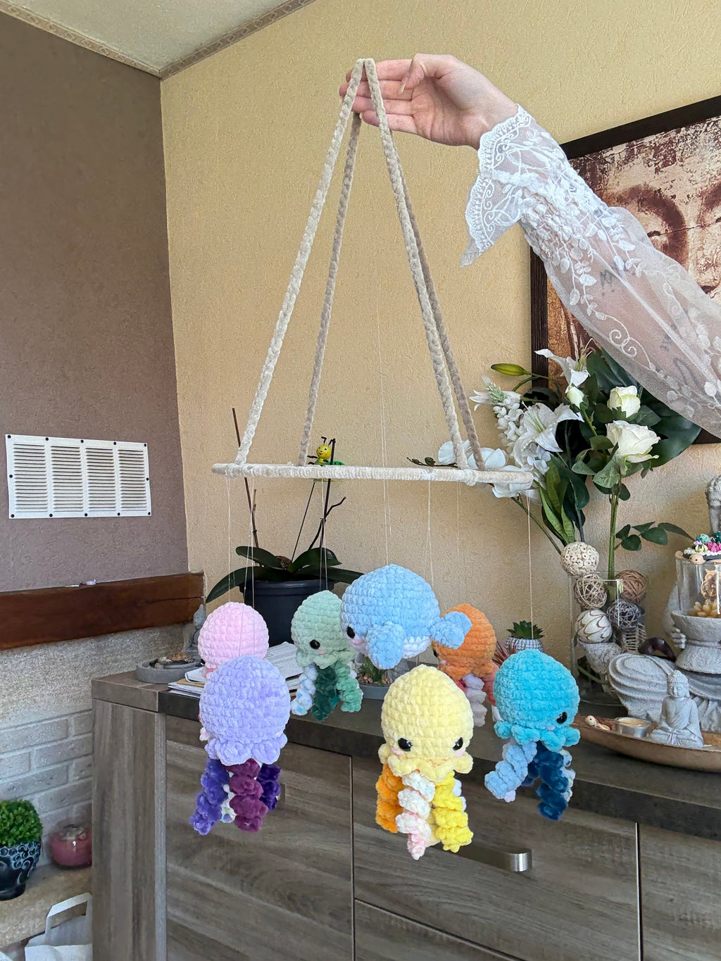 Décoration Poulpes Baleine