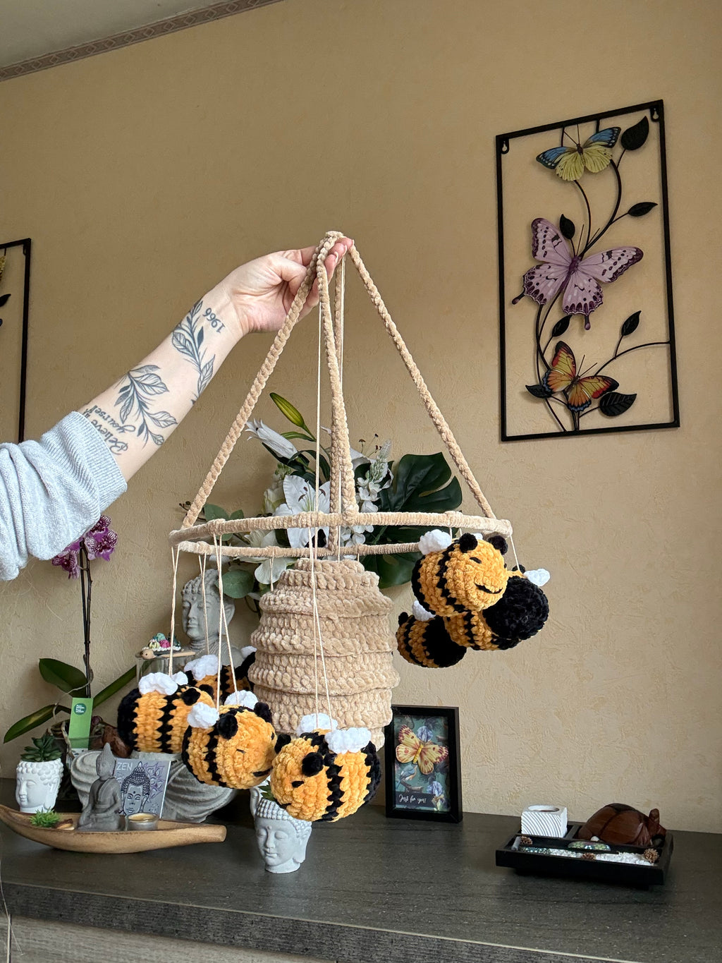 Décoration 10 Abeilles et Ruche