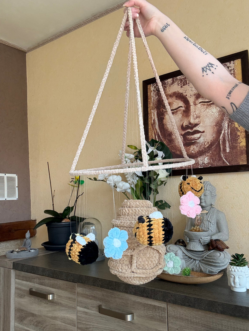 Décoration Abeille et Fleurs