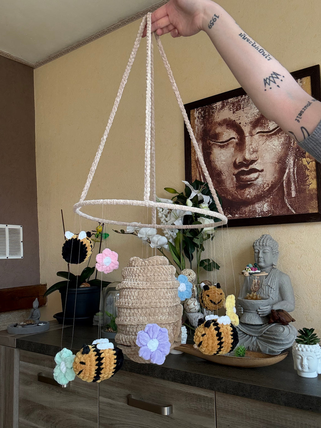 Décoration Abeille et Fleurs