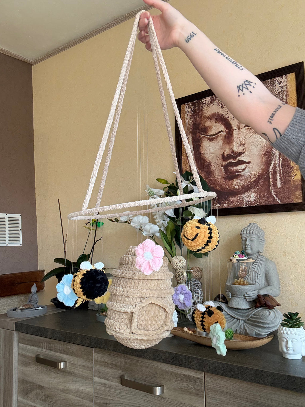 Décoration Abeille et Fleurs