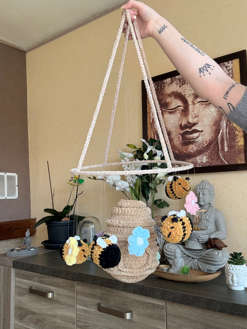 Décoration Abeille et Fleurs