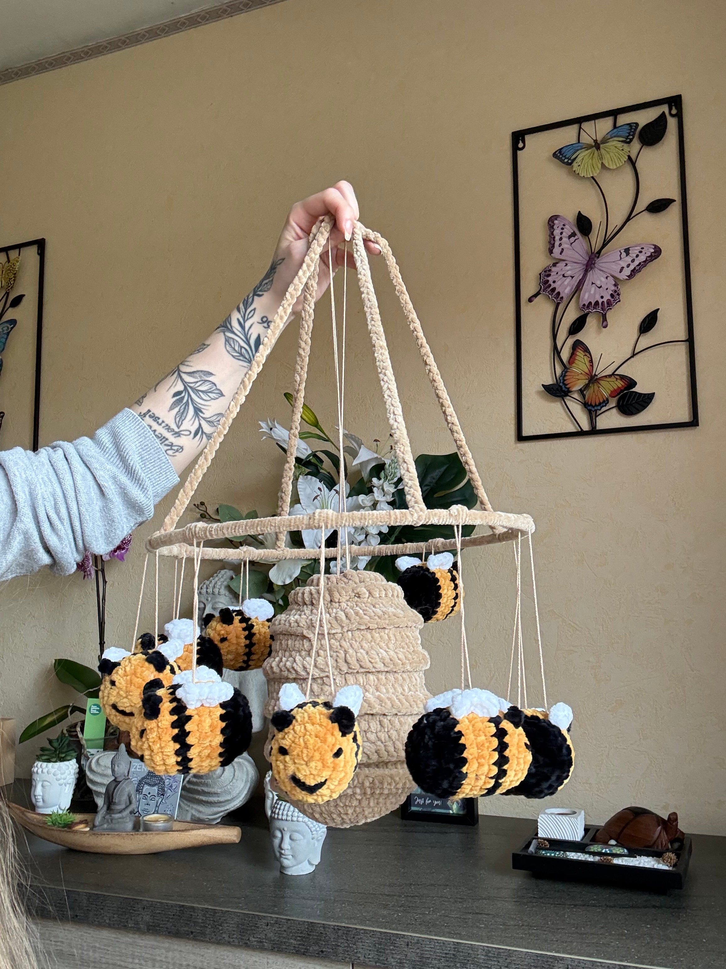 Décoration 10 Abeilles et Ruche