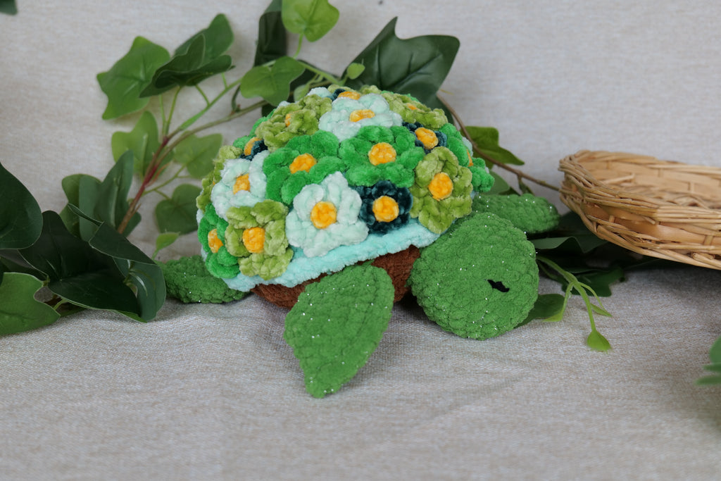 Tortue fleurie