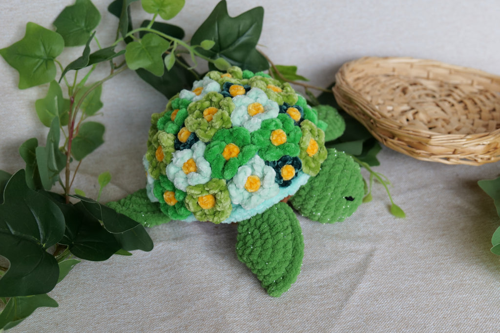 Tortue fleurie